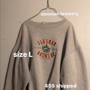 sleeman brewery crewneck (L/XL)